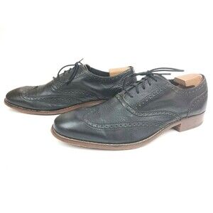 Cole Haan Air Colton Wing Tip Black Oxford Dress Shoes C10028 Men's Size 13 M